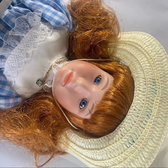 Brinn’s 94 Collectible birthstone Miss August redhead handcrafted porcelain doll - Picture 10 of 11